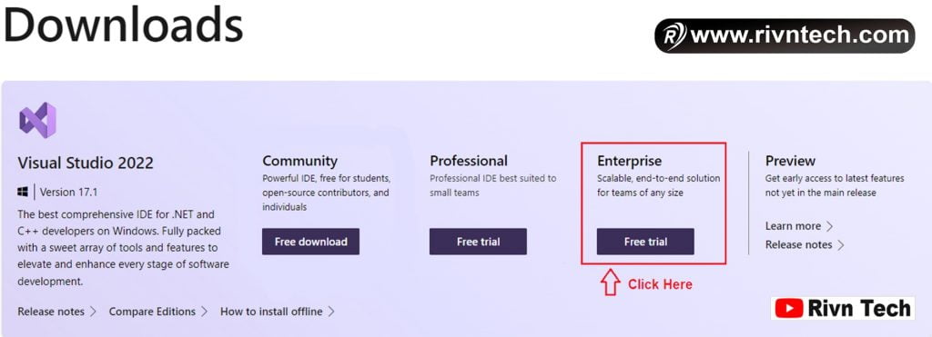 Enterprise Edition of Visual Studio