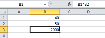 Multiplication Excel Formula