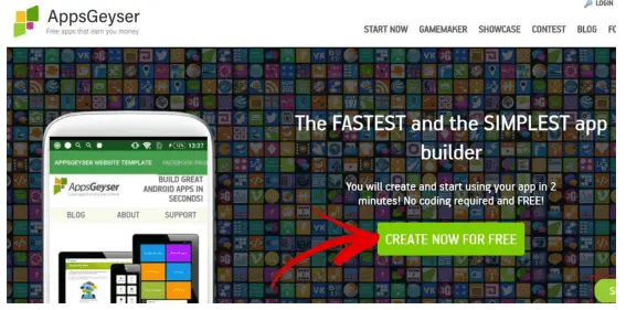 free में खुद का Mobile App बनाये