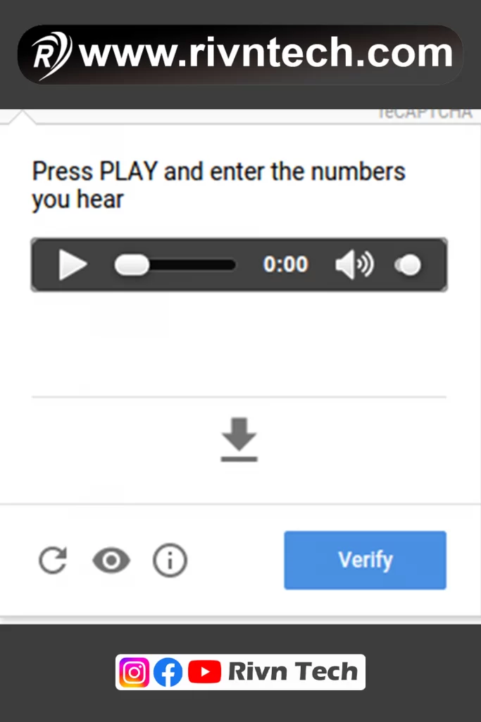 audio captcha