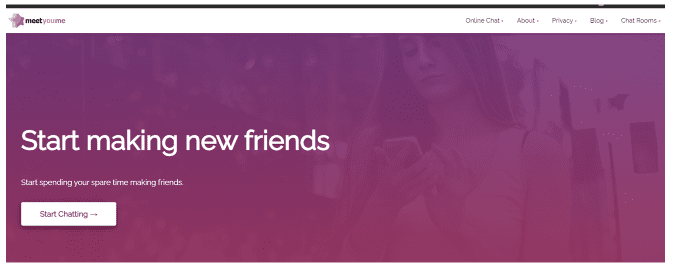 Meetyou.me - No.1 Spam Free Chat Rooms for online chat