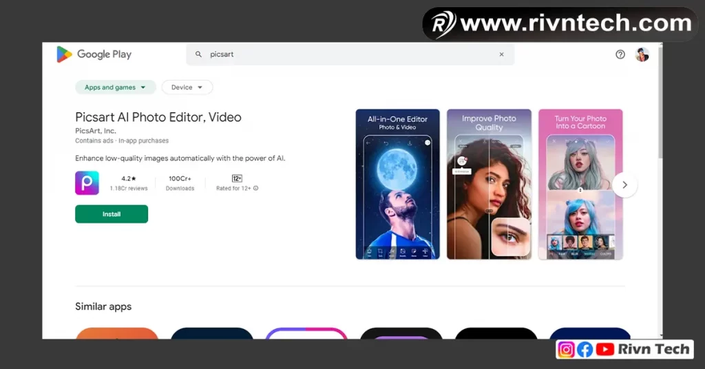 फोटो का बैकग्राउंड ऑफलाइन चेंज कैसे करें - PicsArt