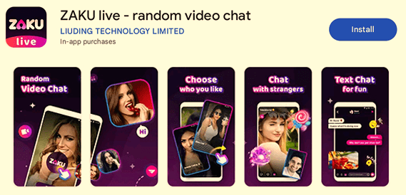 live video call app with random girl