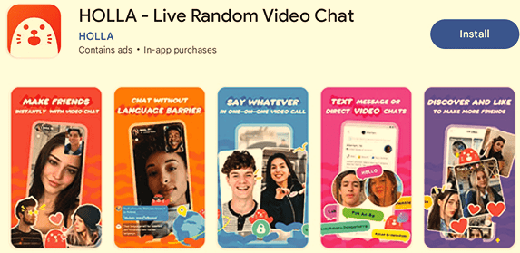 HOLLA Live Random Video Chat