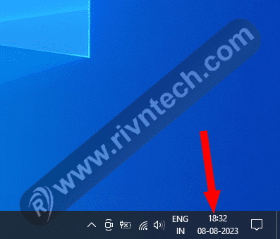 Computer या laptop में date and time कैसे set करें - step 1