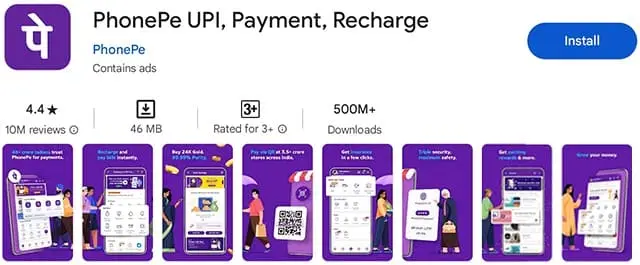 Phonepe Best Refer and Earning App