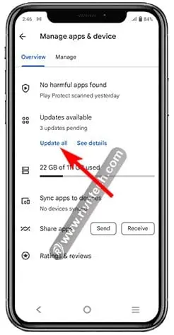 Play Store के सारे Apps को अपडेट कैसे करे
