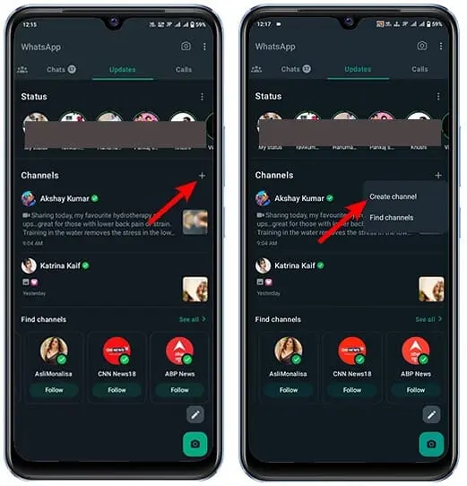 WhatsApp Channel कैसे बनाए