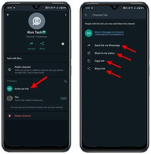 WhatsApp Channel Link Share कैसे करे