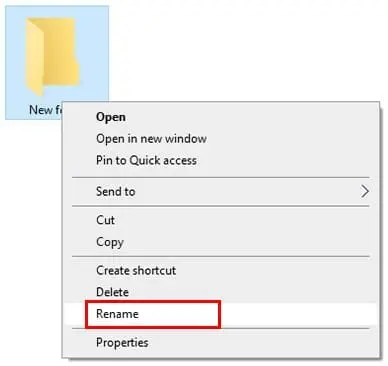 How to Create Nameless Folder in Hindi