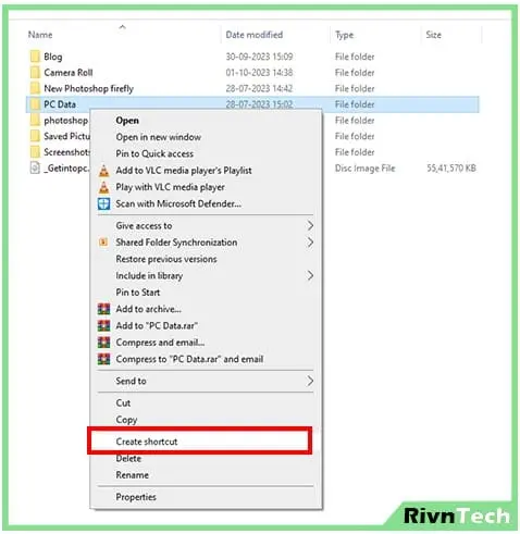 how to create a shortcut on desktop in hindi