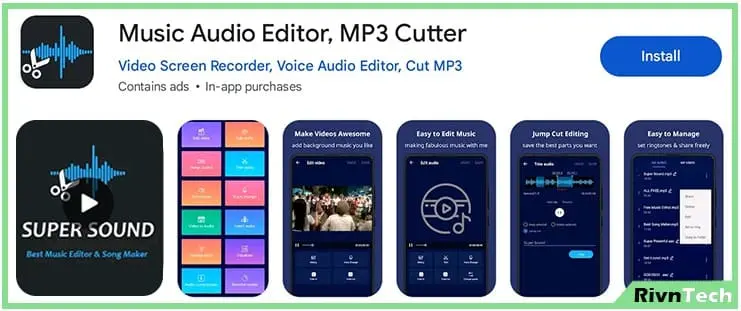 Music Audio Editor - गाना बनाने वाले ऐप