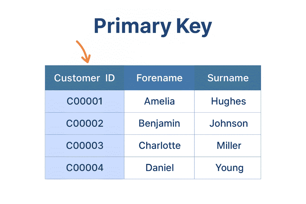 Simple Primary Key - Primary Key in DBMS
