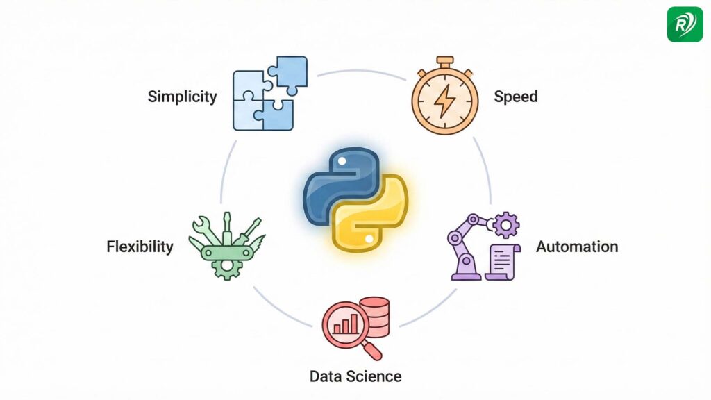 Features of Python in Hindi
