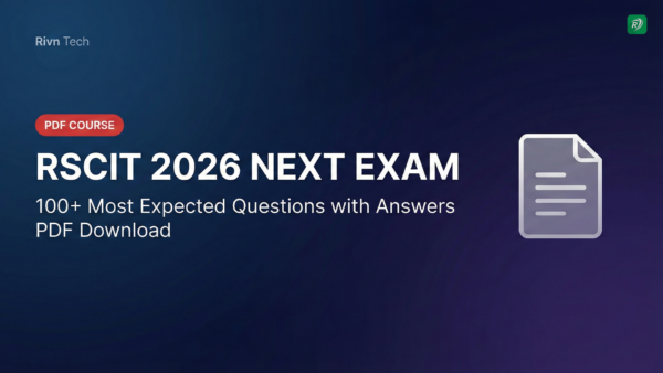 Rscit exam important questions