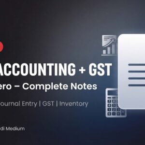 Tally Accounting + GST Zero to Hero Course – Hindi PDF (Beginner to Advanced)